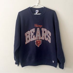Russell Size Large Vintage Bears Sweatshirt Pullover NFL